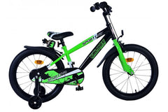 Volare Sportivo Barncykel 18 tum, Grön Svart - För barn 4-7 år