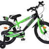 Volare Sportivo 18-tums barncykel, Grön dubbla handbromsar - För barn 4-7 år
