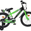Volare Sportivo 18-tums barncykel, Grön dubbla handbromsar - För barn 4-7 år