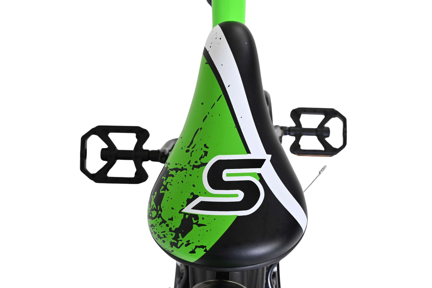 Volare Sportivo 18-tums barncykel, Grön dubbla handbromsar - För barn 4-7 år