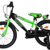 Volare Sportivo 18-tums barncykel, Grön dubbla handbromsar - För barn 4-7 år
