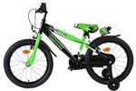 Volare Sportivo 18-tums barncykel, Grön dubbla handbromsar - För barn 4-7 år