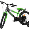 Volare Sportivo 18-tums barncykel, Grön dubbla handbromsar - För barn 4-7 år