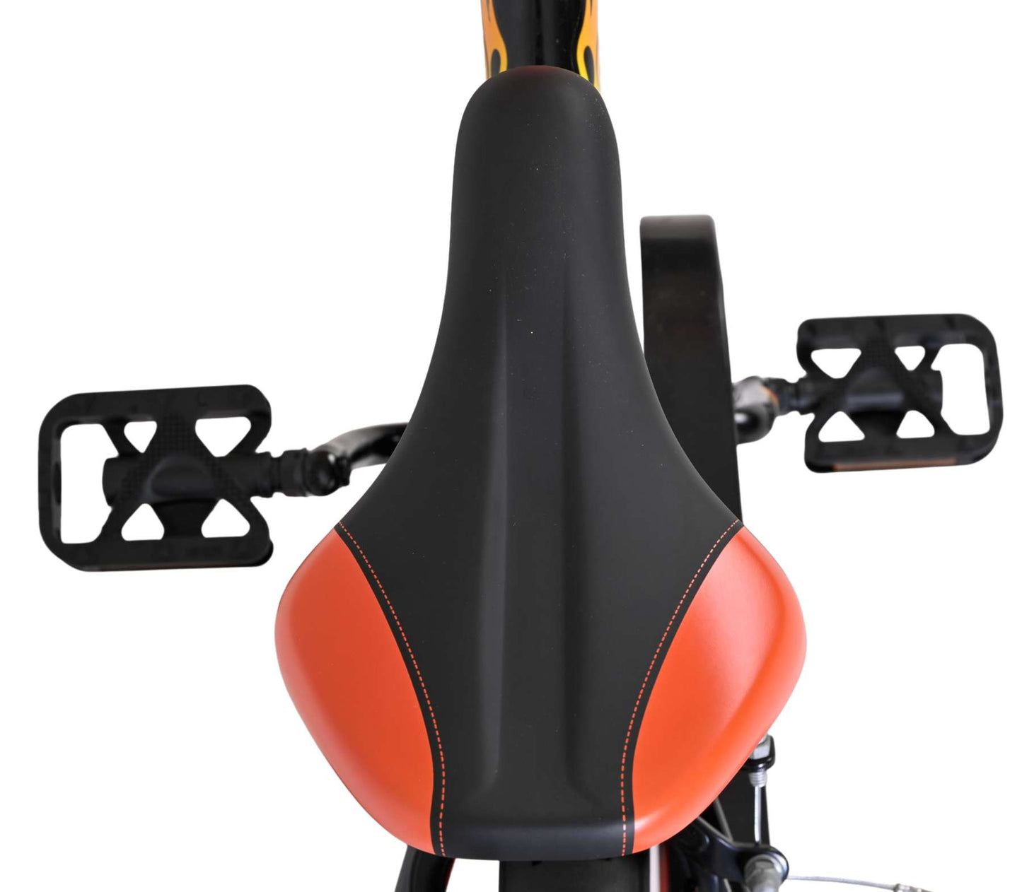 Volare Strike Barncykel 12 tum, dubbla handbromsar, Orange - För barn 3-4 år