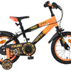 Volare Strike Barncykel 14 tum, dubbla handbromsar, Orange - För barn 5-5 år