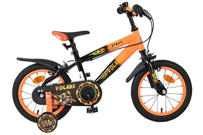 Volare Strike Barncykel 14 tum, dubbla handbromsar, Orange - För barn 5-5 år