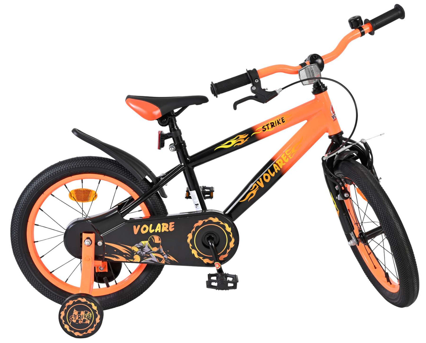 Volare Strike Barncykel 16 tum, Orange - För barn 4-6 år