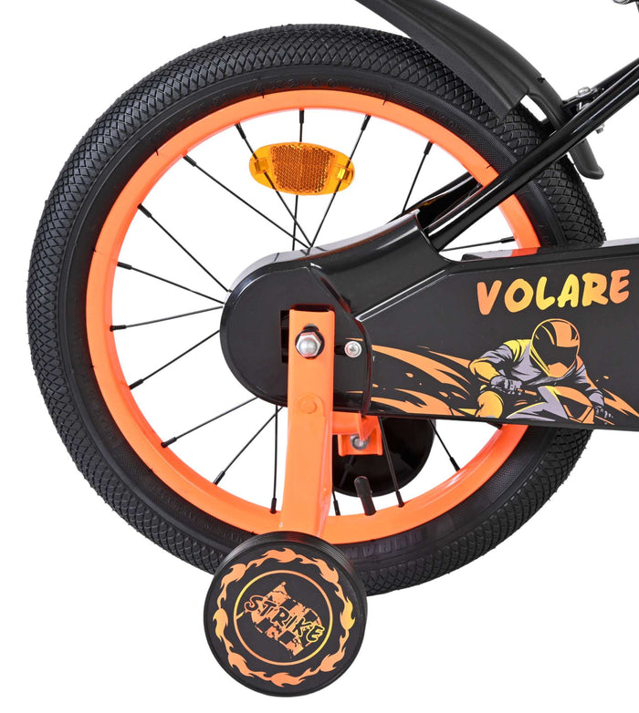 Volare Strike Barncykel 16 tum, Orange - För barn 4-6 år
