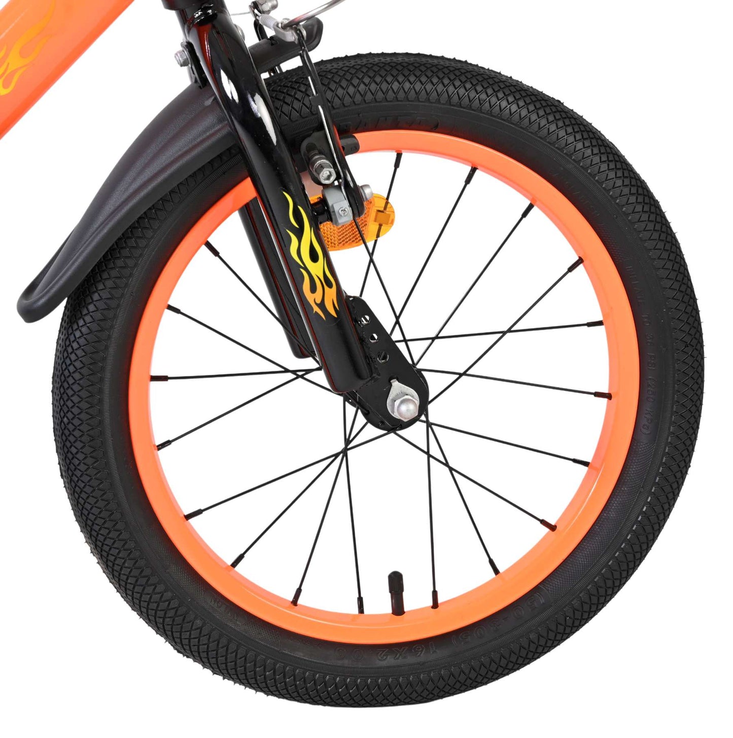 Volare Strike Barncykel 16 tum, Orange - För barn 4-6 år