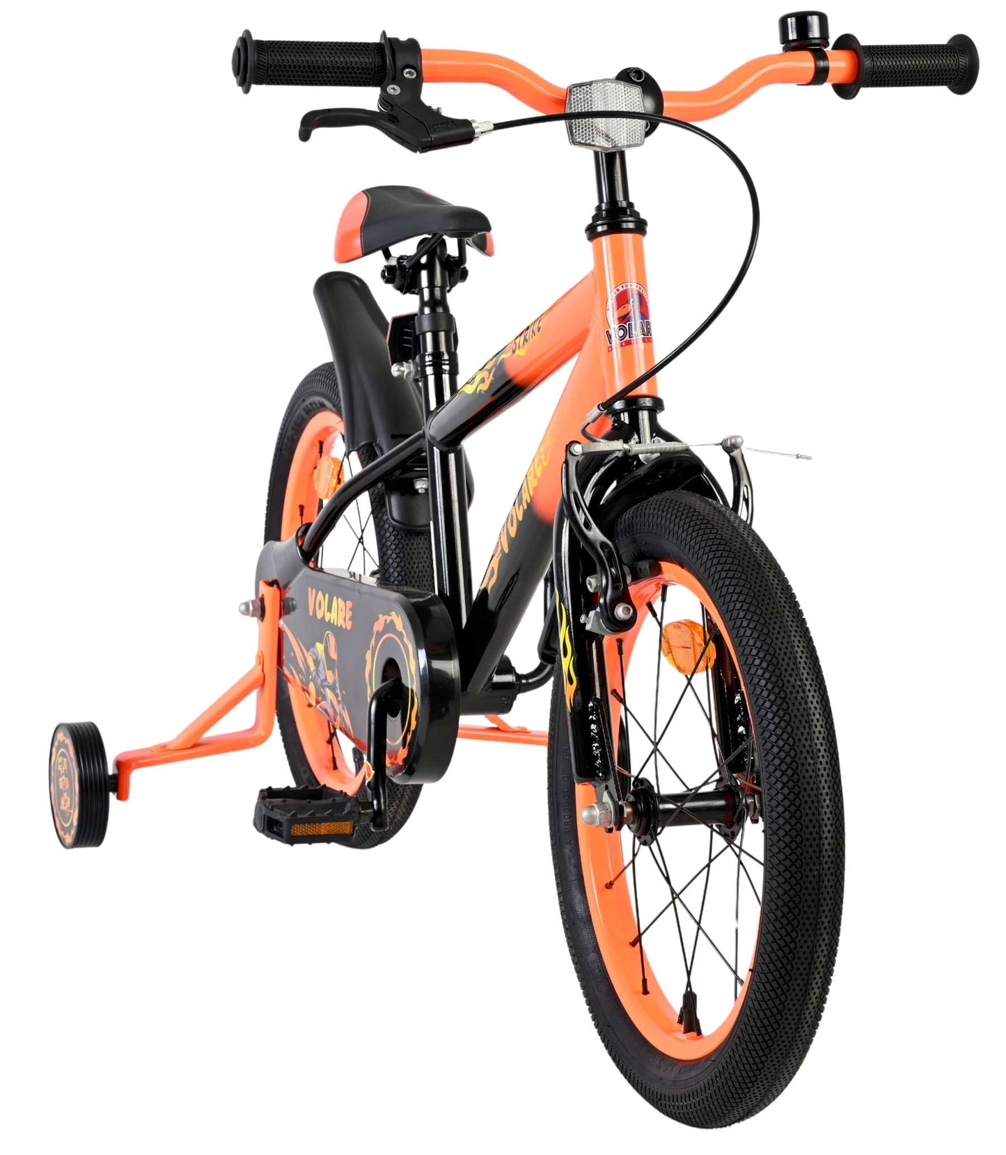 Volare Strike Barncykel 16 tum, Orange - För barn 4-6 år