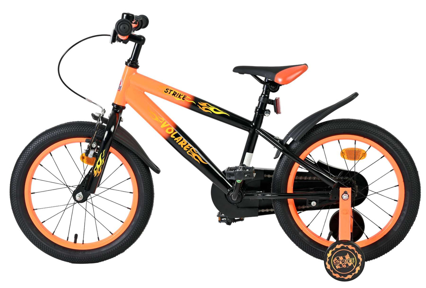 Volare Strike Barncykel 16 tum, Orange - För barn 4-6 år