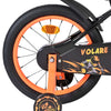 Volare Strike Barncykel 16 tum, dubbla handbromsar, Orange - För barn 4-6 år