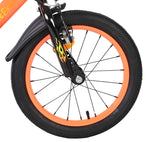 Volare Strike Barncykel 16 tum, dubbla handbromsar, Orange - För barn 4-6 år
