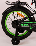 Volare Thombike Barncykel 16 tum, Svart Grön - Lilla Cykelbutiken