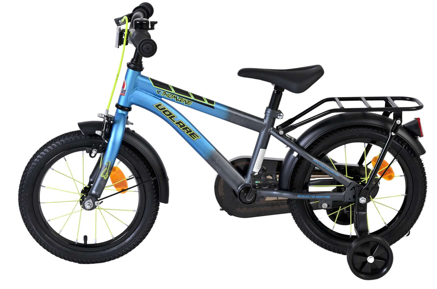Volare Thombike Barncykel 14 tum, Blå - För barn 5-5 år