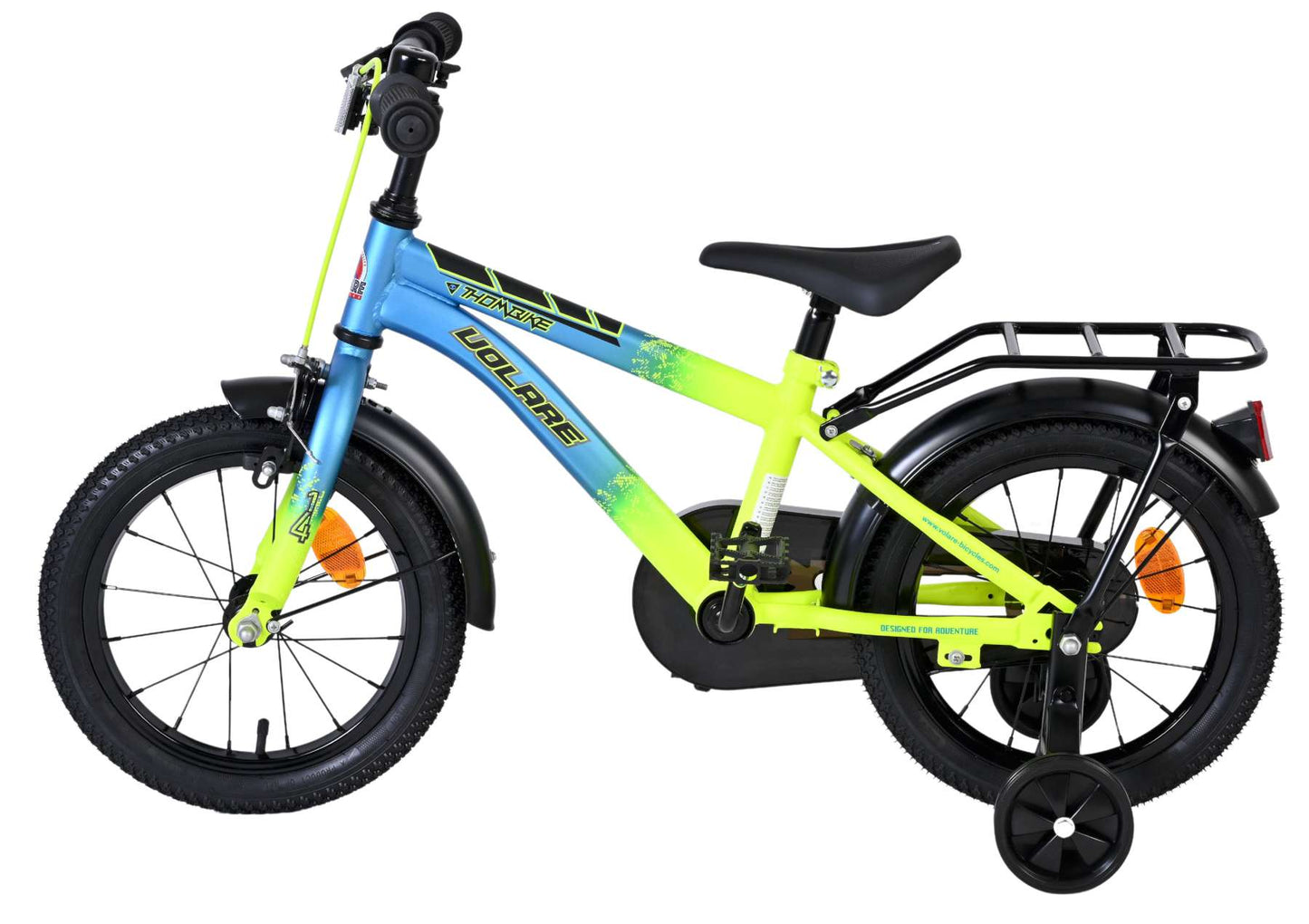 Volare Thombike Barncykel 14 tum, Blå - För barn 5-5 år