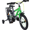 Volare Thombike Barncykel 14 tum, Grön - För barn 5-5 år