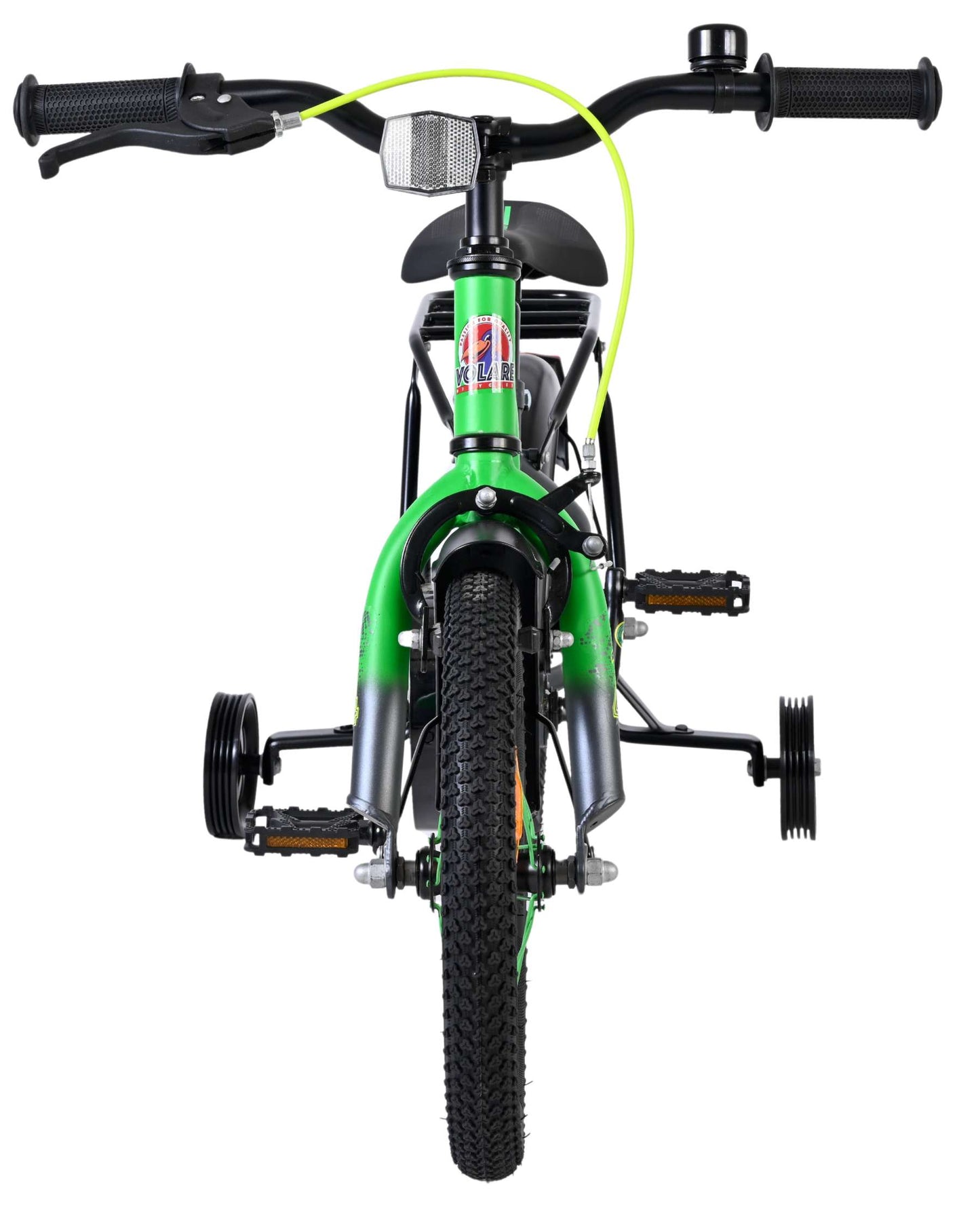 Volare Thombike Barncykel 14 tum, Grön - För barn 5-5 år