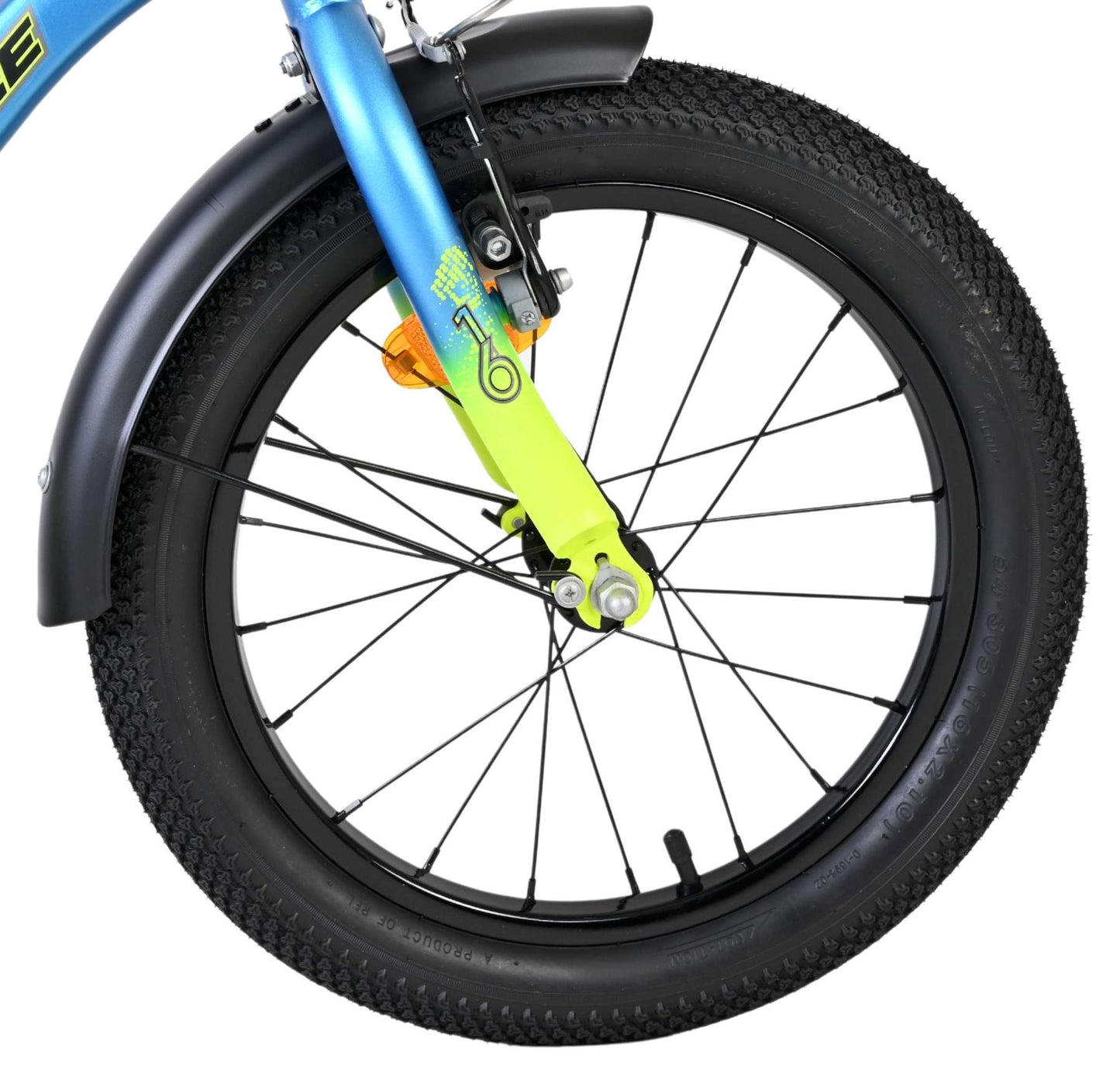 Volare Thombike Barncykel 16 tum, Gul - För barn 4-6 år