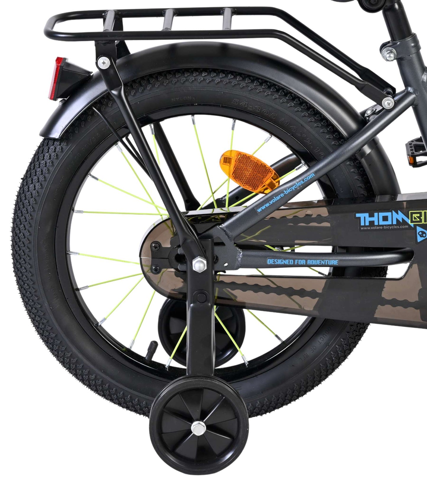 Volare Thombike Barncykel 16 tum, Grå - För barn 4-6 år