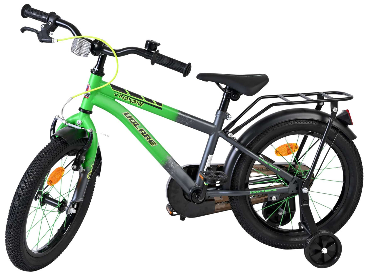 Volare Thombike Barncykel 16 tum, Grön - För barn 4-6 år