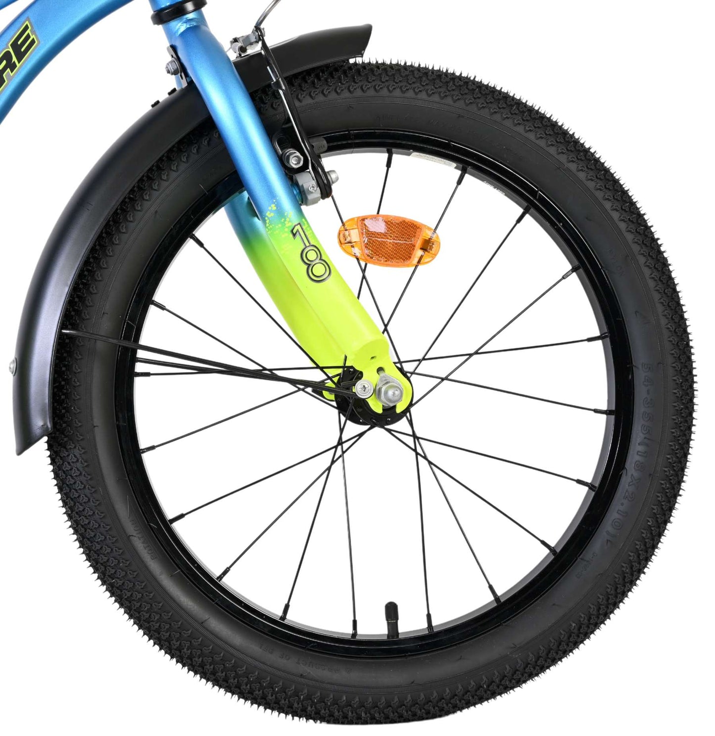 Volare Thombike Barncykel 18 tum, Gul - För barn 4-7 år