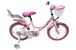 Volare Unicorn Barncykel 16 tum, Rosa - För barn 4-6 år