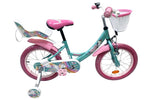 Volare Unicorn Barncykel 16 tum, Grön - För barn 4-6 år