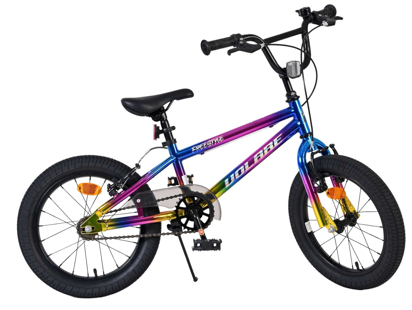 Volare Viper Barncykel 16 tum, dubbla handbromsar, Flerfärgad - För barn 4-6 år