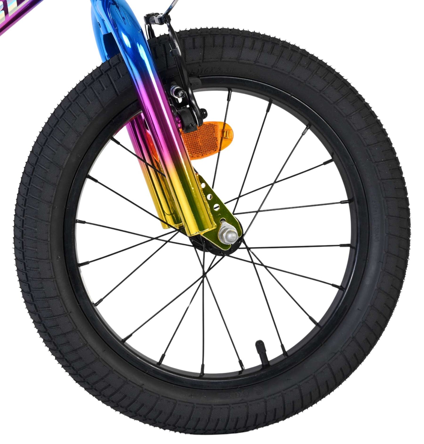 Volare Viper Barncykel 16 tum, dubbla handbromsar, Flerfärgad - För barn 4-6 år