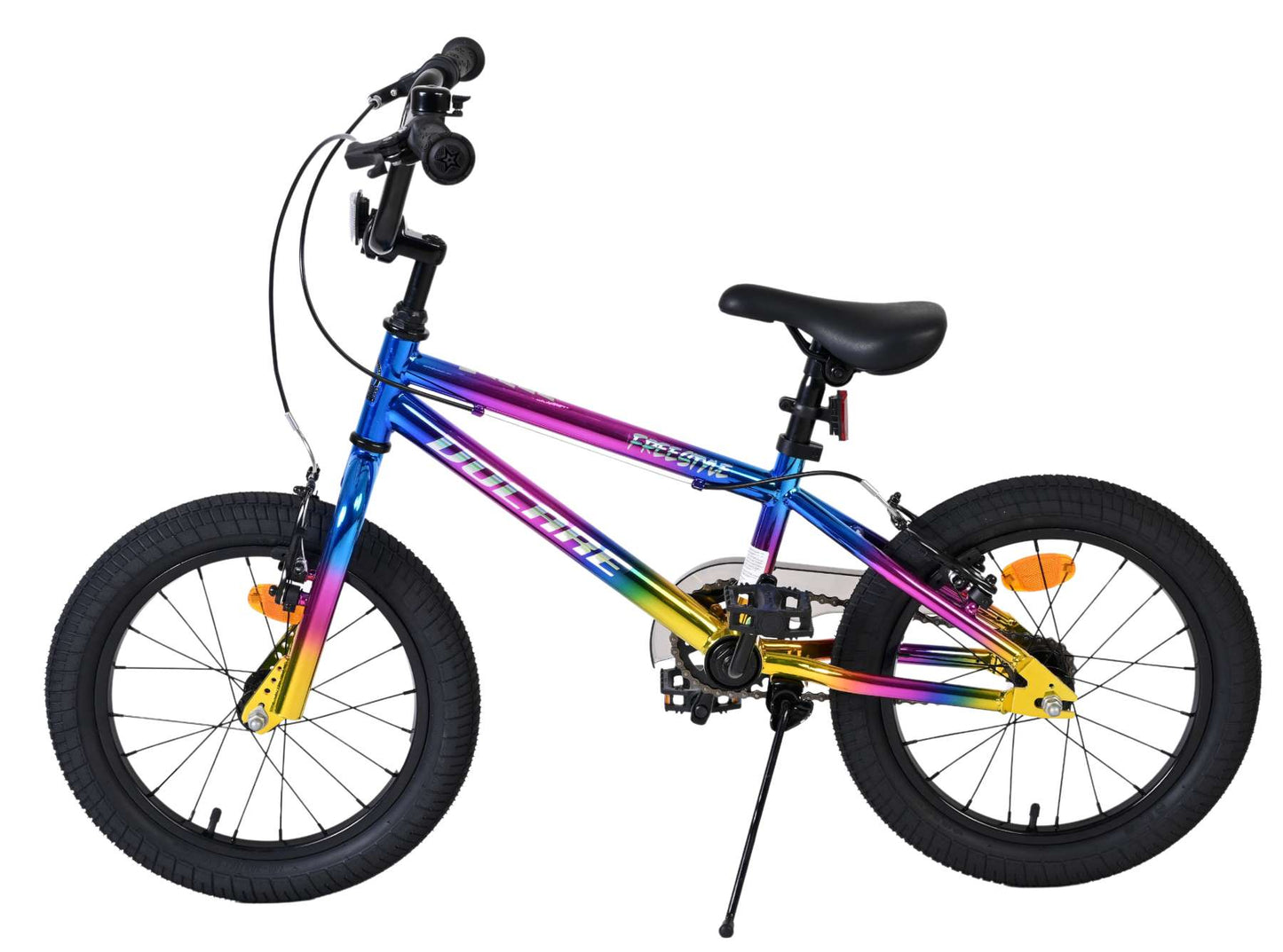 Volare Viper Barncykel 16 tum, dubbla handbromsar, Flerfärgad - För barn 4-6 år