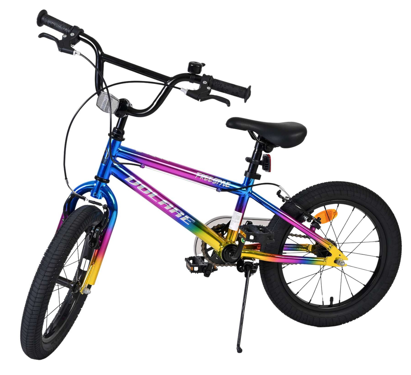 Volare Viper Barncykel 16 tum, dubbla handbromsar, Flerfärgad - För barn 4-6 år