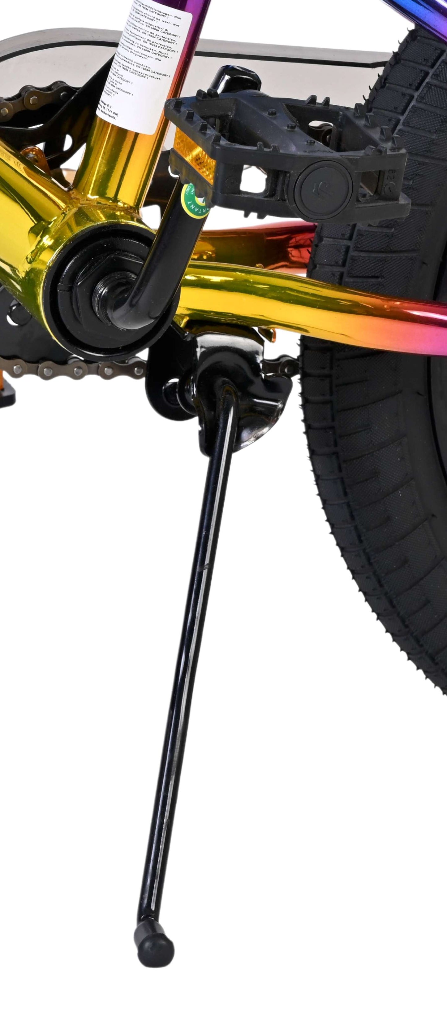 Volare Viper Barncykel 16 tum, dubbla handbromsar, Flerfärgad - För barn 4-6 år