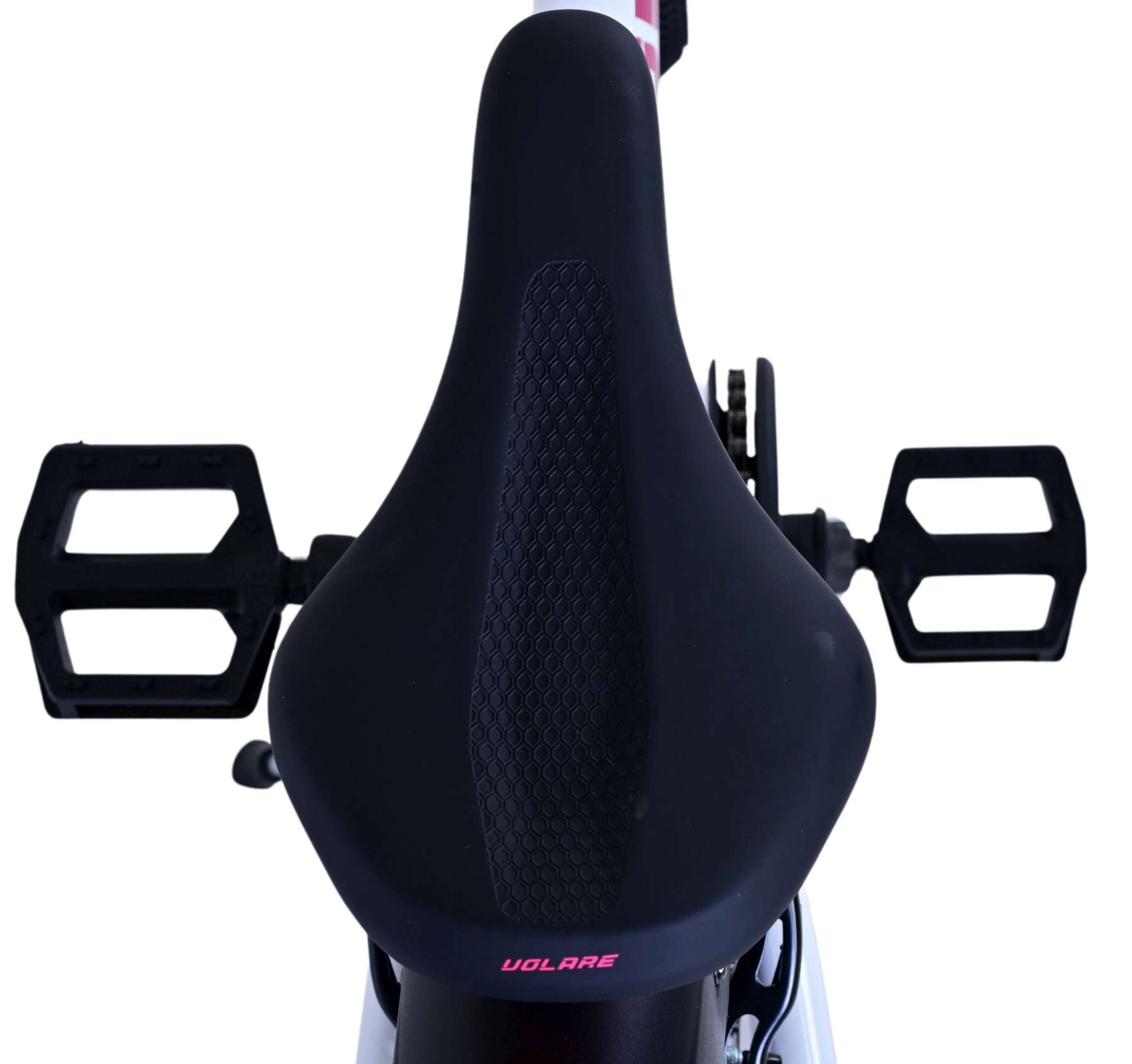 Volare XC Race Barncykel 20 tum, 7 Växlar Vit Rosa - Lilla Cykelbutiken