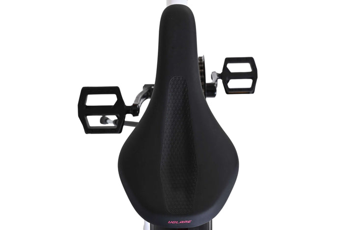 Volare XC Race 24 Tum Barncykel, Vit/Rosa med Shimano 3 Växlar - För barn 8-10 år