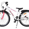 Volare XC Race 24 Tum Barncykel, Vit/Rosa med Shimano 3 Växlar - För barn 8-10 år