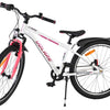 Volare XC Race 24 Tum Barncykel, Vit/Rosa med Shimano 3 Växlar - För barn 8-10 år