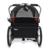 Wike Premium Cykelvagn för Barn – 2 Sits, 3-i-1 (Cykel, Barnvagn & Jogging)