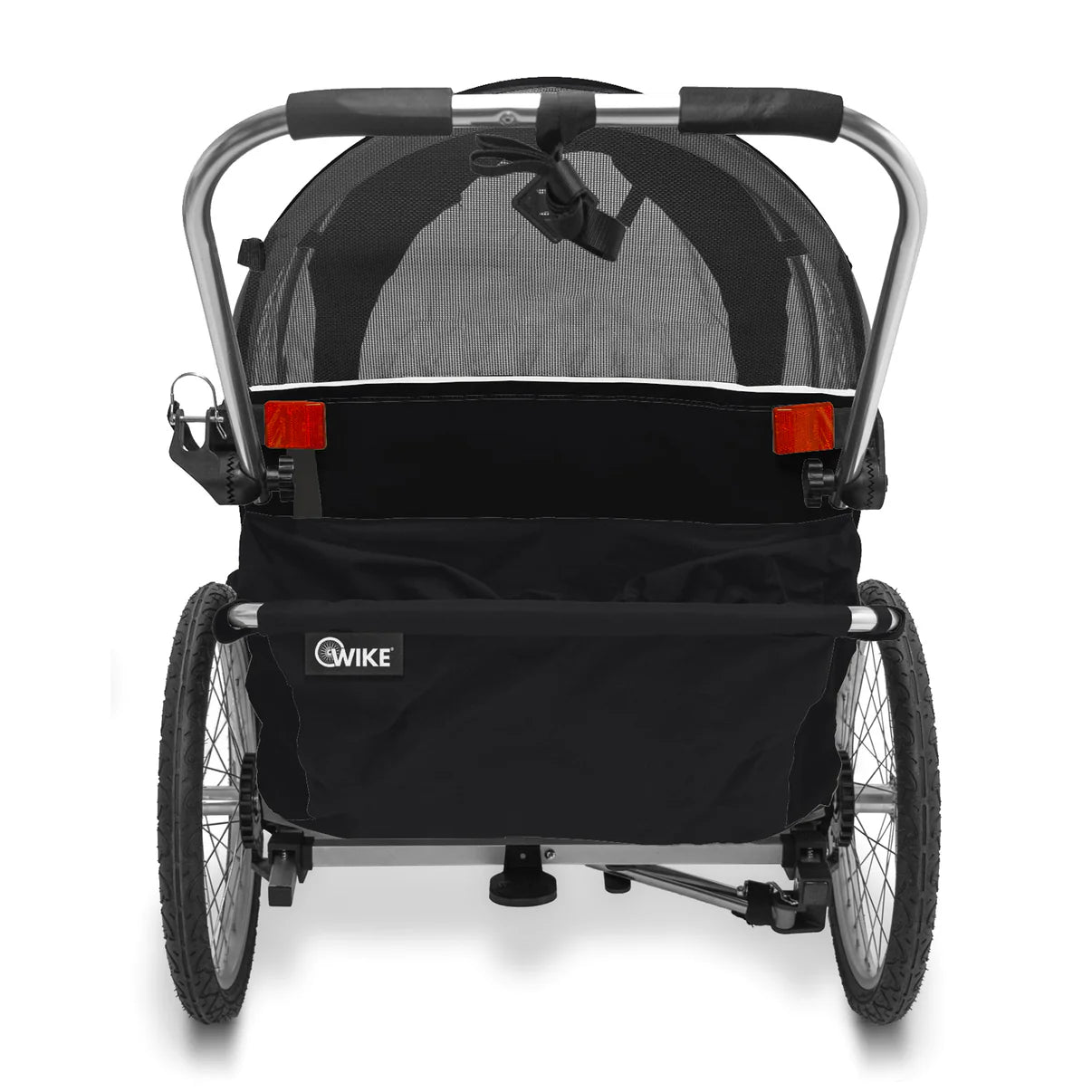 Wike Premium Cykelvagn för Barn – 2 Sits, 3-i-1 (Cykel, Barnvagn & Jogging)