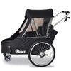 Wike Premium Cykelvagn för Barn – 2 Sits, 3-i-1 (Cykel, Barnvagn & Jogging)