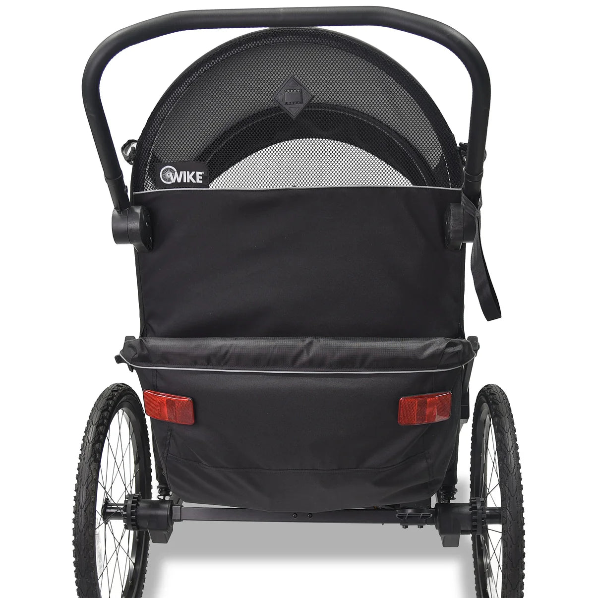 Wike Premium Suspension Cykelvagn för Barn – 2 Sits, 3-i-1 (Cykel, Barnvagn & Jogging)