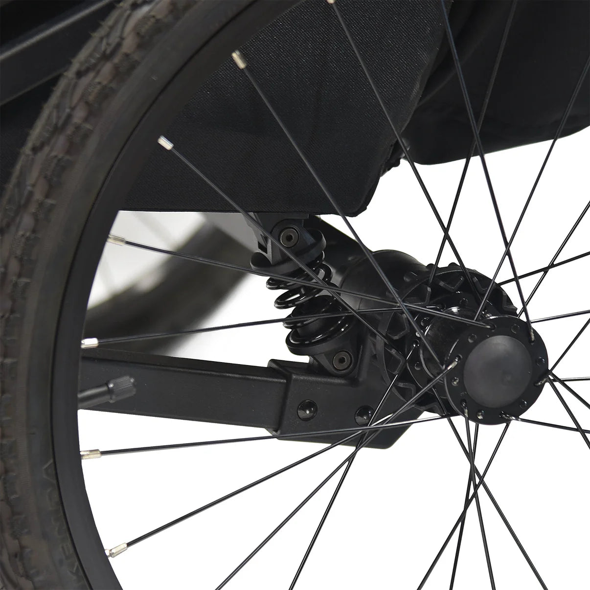 Wike Premium Suspension Cykelvagn för Barn – 2 Sits, 3-i-1 (Cykel, Barnvagn & Jogging)