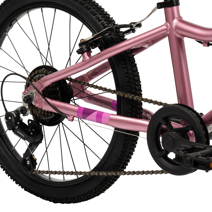 Huffy Literide 20 tum Nebula Pink, Lätt juniorcykel 7 växlar - För barn 6-9 år