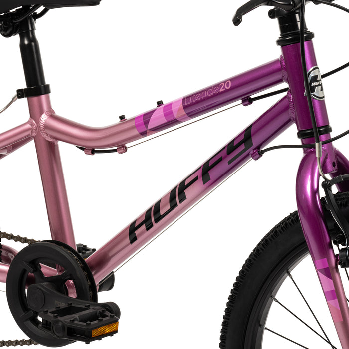 Huffy Literide 20 tum Nebula Pink, Lätt juniorcykel 7 växlar - För barn 6-9 år