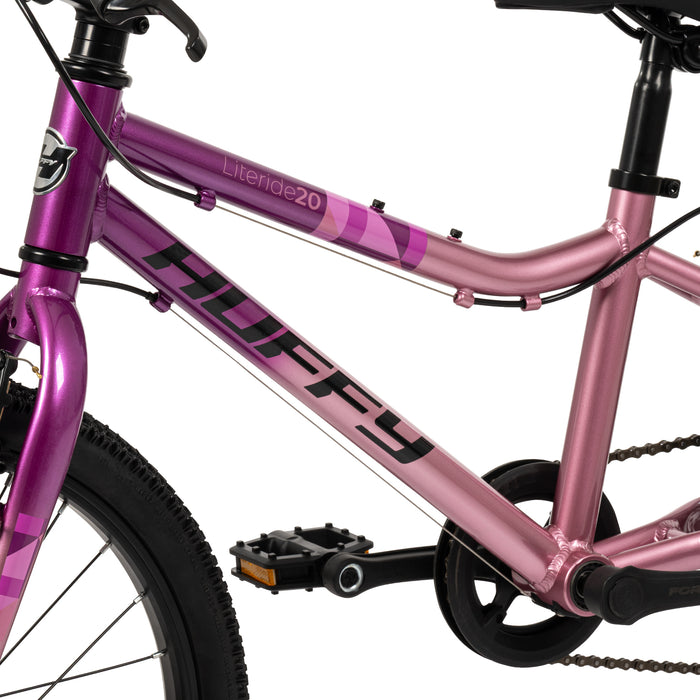 Huffy Literide 20 tum Nebula Pink, Lätt juniorcykel 7 växlar - För barn 6-9 år