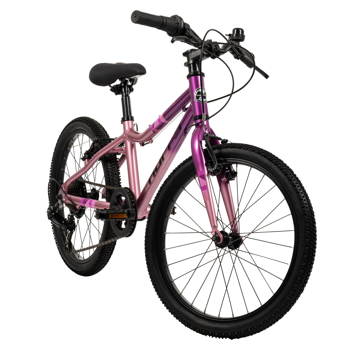 Huffy Literide 20 tum Nebula Pink, Lätt juniorcykel 7 växlar - För barn 6-9 år