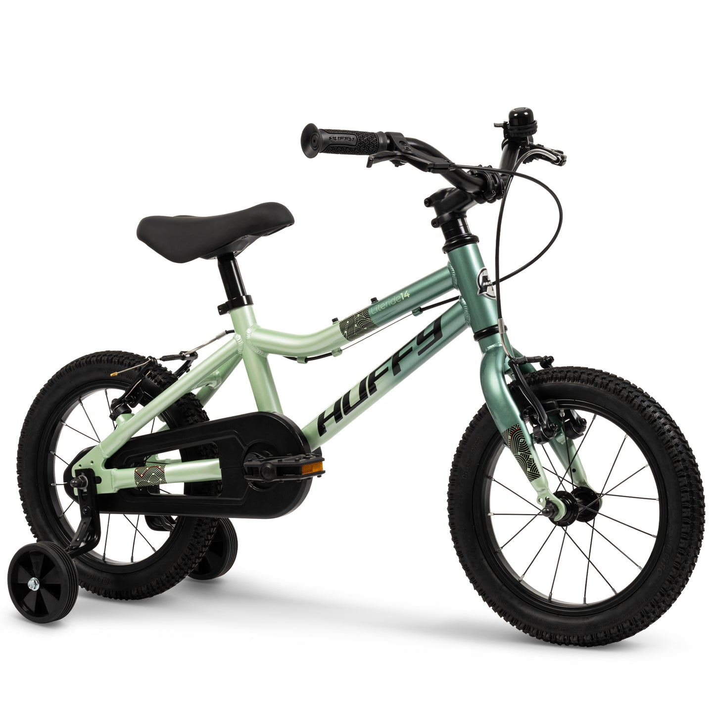 Huffy Literide 14 tum Barncykel Viridian Green - För barn 4–6 år