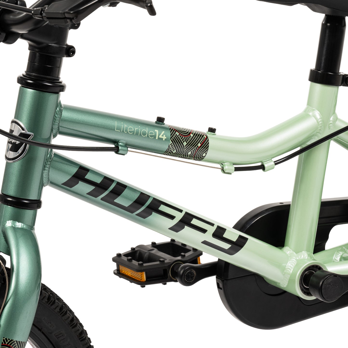 Huffy Literide 14 tum Barncykel Viridian Green - För barn 4–6 år