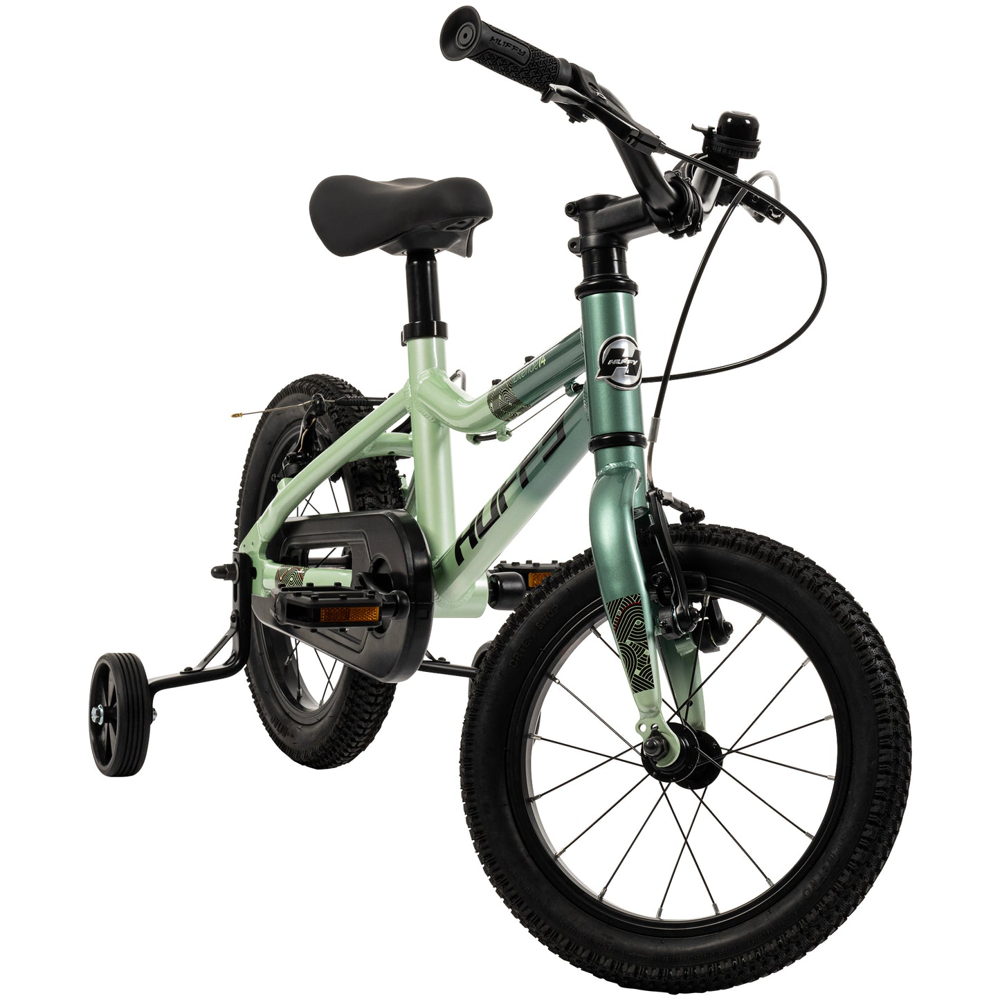 Huffy Literide 14 tum Barncykel Viridian Green - För barn 4–6 år