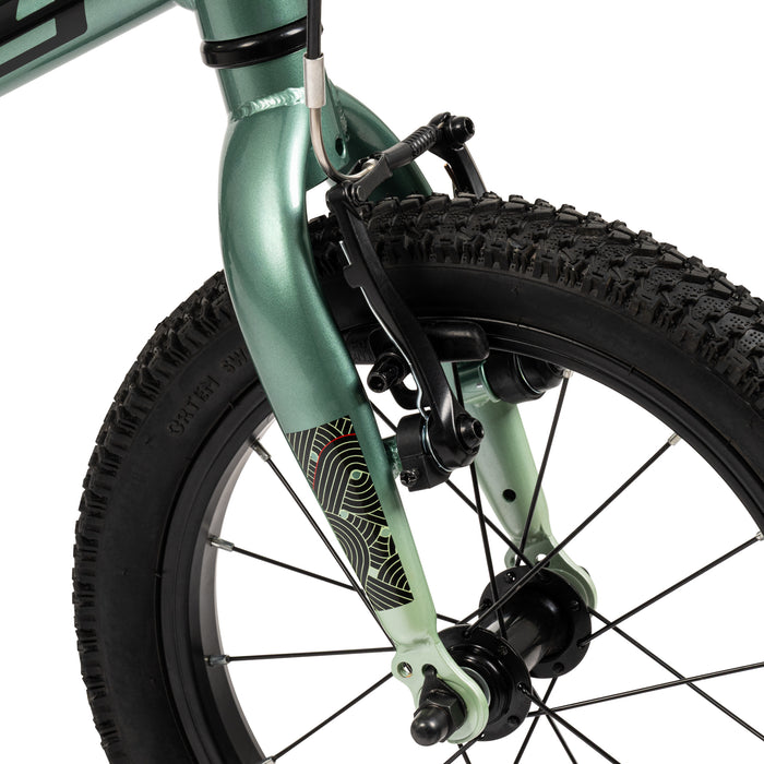 Huffy Literide 14 tum Barncykel Viridian Green - För barn 4–6 år